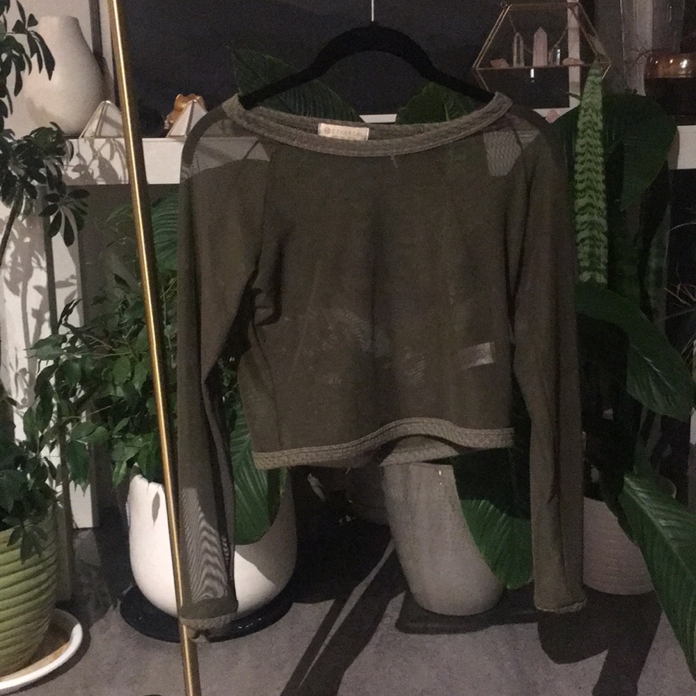 Ethereal Mesh Crop Top